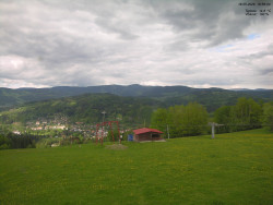 Pohled na Krkonoše