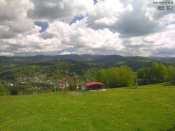 Pohled na Krkonoše