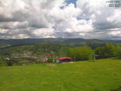 Pohled na Krkonoše