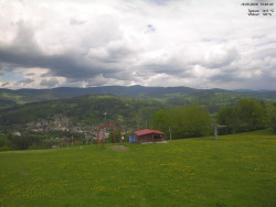 Pohled na Krkonoše