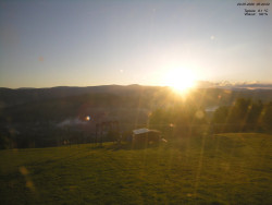 Pohled na Krkonoše