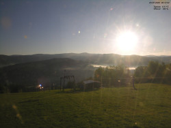 Pohled na Krkonoše