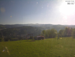 Pohled na Krkonoše