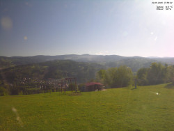 Pohled na Krkonoše