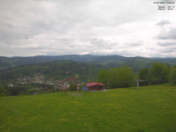 Pohled na Krkonoše