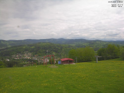 Pohled na Krkonoše