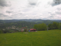 Pohled na Krkonoše