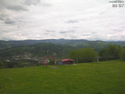 Pohled na Krkonoše