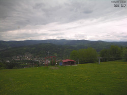 Pohled na Krkonoše