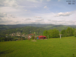 Pohled na Krkonoše