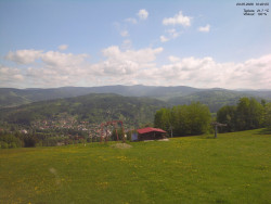 Pohled na Krkonoše