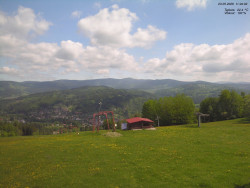 Pohled na Krkonoše