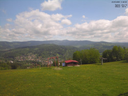 Pohled na Krkonoše