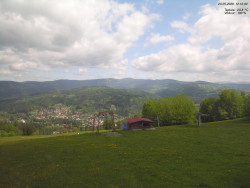 Pohled na Krkonoše