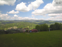 Pohled na Krkonoše