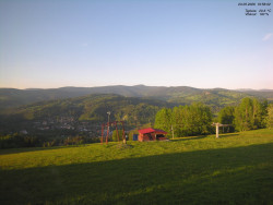 Pohled na Krkonoše