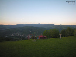 Pohled na Krkonoše
