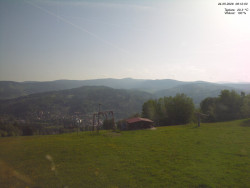 Pohled na Krkonoše