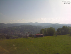 Pohled na Krkonoše