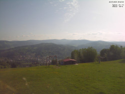 Pohled na Krkonoše