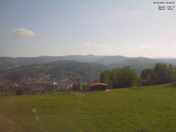 Pohled na Krkonoše