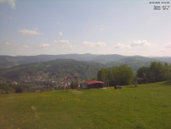 Pohled na Krkonoše