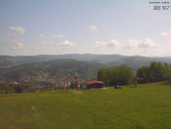 Pohled na Krkonoše