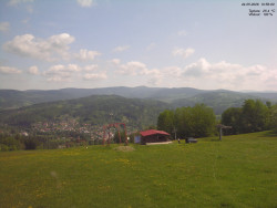 Pohled na Krkonoše