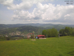 Pohled na Krkonoše
