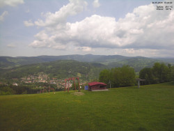 Pohled na Krkonoše