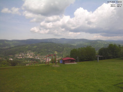 Pohled na Krkonoše