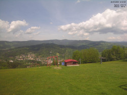 Pohled na Krkonoše
