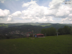 Pohled na Krkonoše