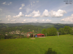Pohled na Krkonoše