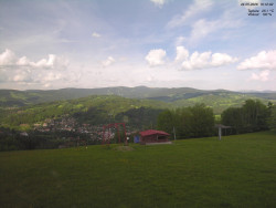 Pohled na Krkonoše