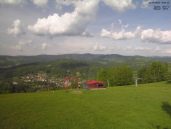 Pohled na Krkonoše
