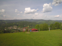 Pohled na Krkonoše