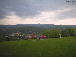 Pohled na Krkonoše