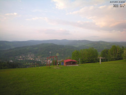 Pohled na Krkonoše