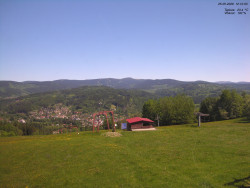 Pohled na Krkonoše