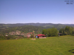 Pohled na Krkonoše