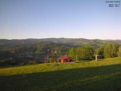 Pohled na Krkonoše