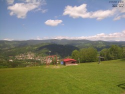 Pohled na Krkonoše