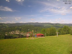 Pohled na Krkonoše