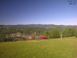 Pohled na Krkonoše