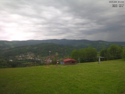 Pohled na Krkonoše