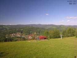 Pohled na Krkonoše