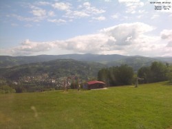 Pohled na Krkonoše