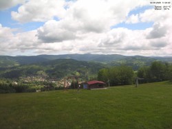 Pohled na Krkonoše