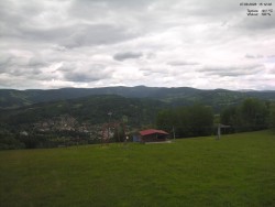 Pohled na Krkonoše
